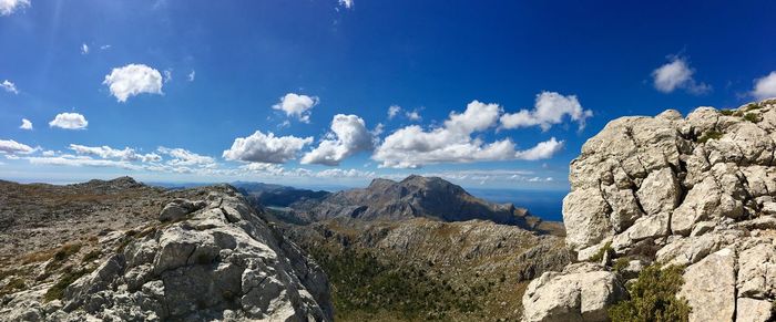 Panoramic view of landscape against sky