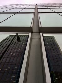 Low angle view of modern building against sky