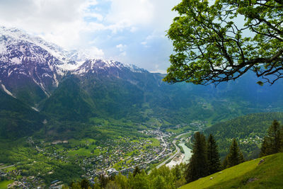 Scenic view of landscape against sky