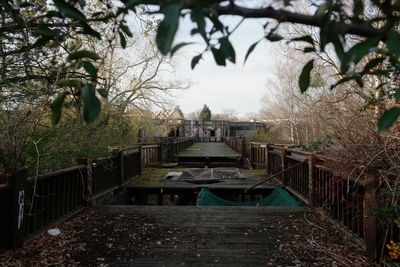 Footbridge over canal