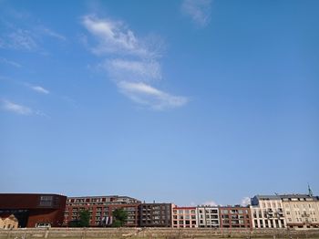 Low angle view of buildings against sky