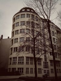 Low angle view of buildings against sky