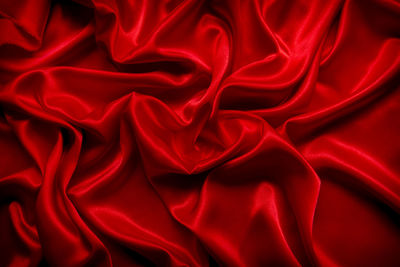 Full frame shot of red fabric