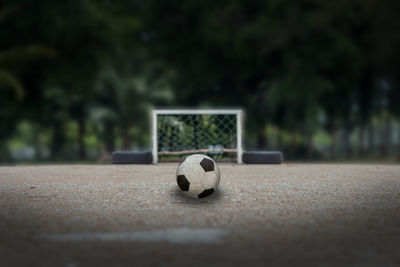 Close-up of ball on table