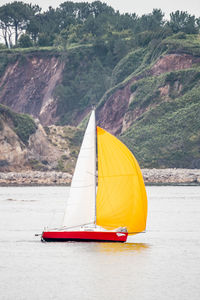 Small sailboat