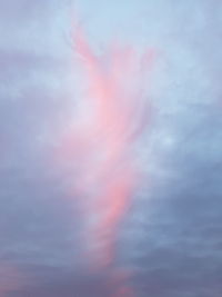 Low angle view of sky at sunset