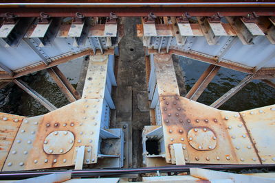 Structural steel bridge is a railway bridge over the chao phraya river in bangkokthailand