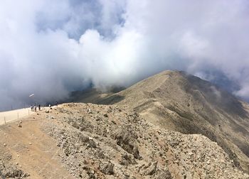 Panoramic view of mountain against sky