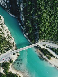 The deep gorges of the verdon river split the earth for 25 kilometers
