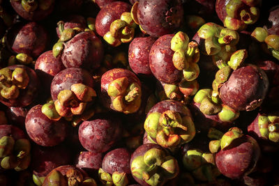 Full frame shot of fruits for sale at market stall