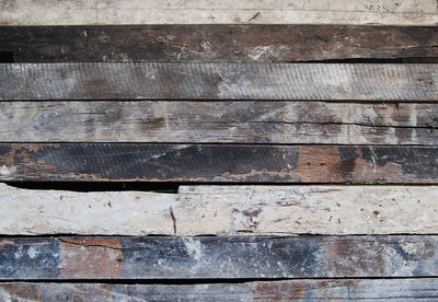 Full frame shot of weathered wooden plank