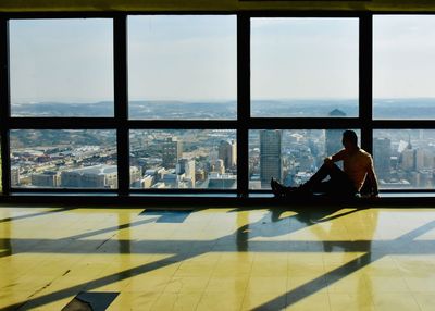 Thinking about you in the rooftop of the highest building