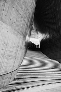 Low angle view of staircase in building