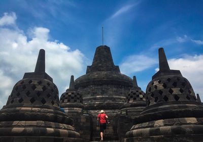 Low angle view of a temple