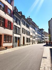 Street amidst buildings in city