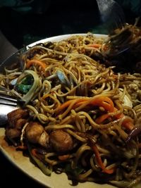 Close-up of noodles