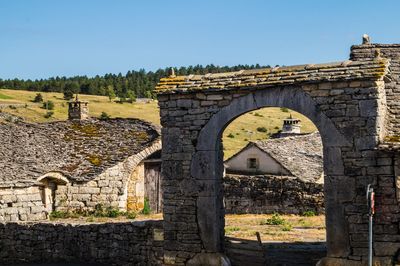 Champerboux in lozere in france