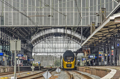 Train at amsterdam central station