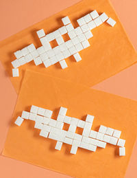 High angle view of text on paper