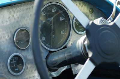 Close-up of vintage car