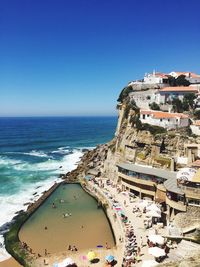 Buildings by sea