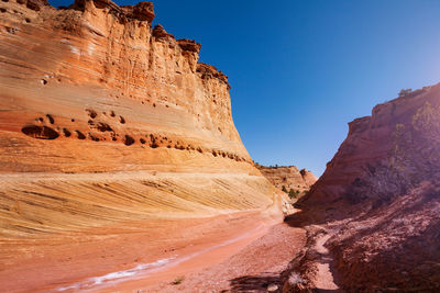 View of rock formations