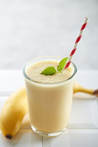 Close-up of drink on table