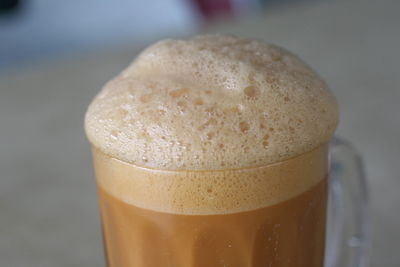 Close-up of teh tarik