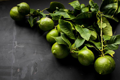 Close-up of fruits on table