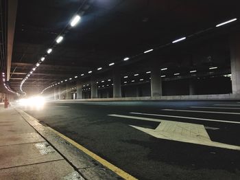 Road at night