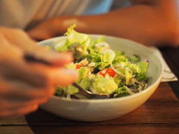 Salad dinner night vegetable 