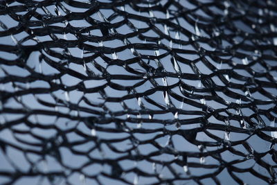 Full frame shot of broken glass