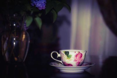 Close-up of flowers in vase