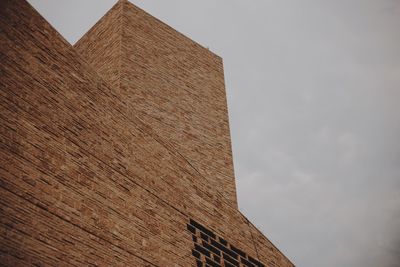 Low angle view of castle against sky