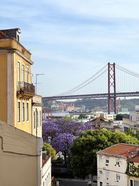 Buildings in city against sky