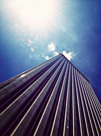 Sun shining through clouds