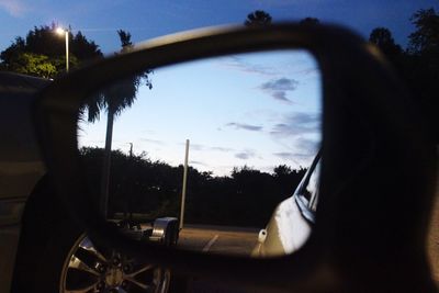 View of people on road