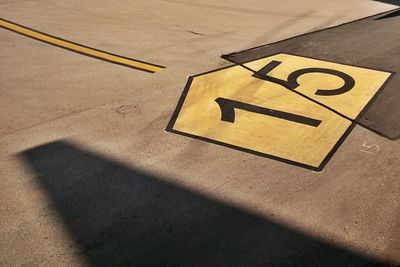 Information sign on wall