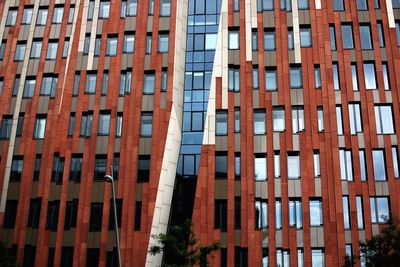 Facade of residential building
