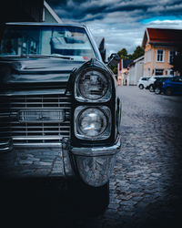 Close-up of car
