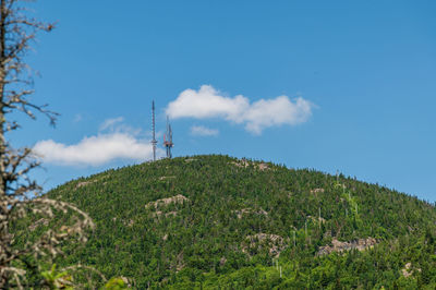 Low angle view of tower against sky