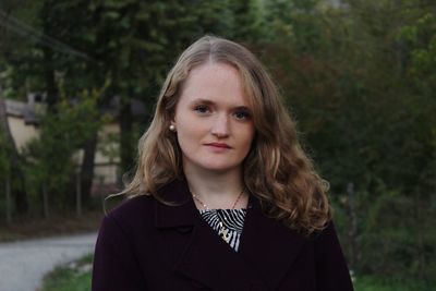 Portrait of a beautiful young woman