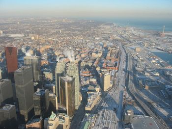 Aerial view of cityscape