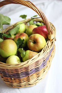 Close-up of vegetables in basket