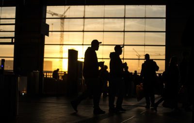 People at sunset