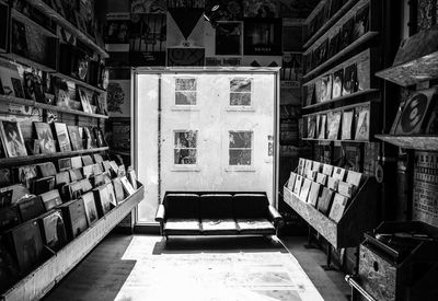 Interior of store