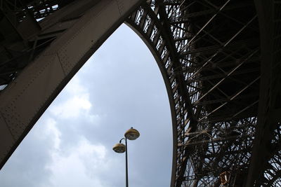 Low angle view of built structure against sky