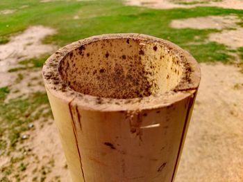 Close-up of coffee cup