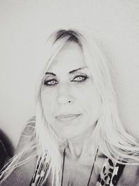 Close-up portrait of woman