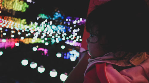 Close-up portrait of a baby girl